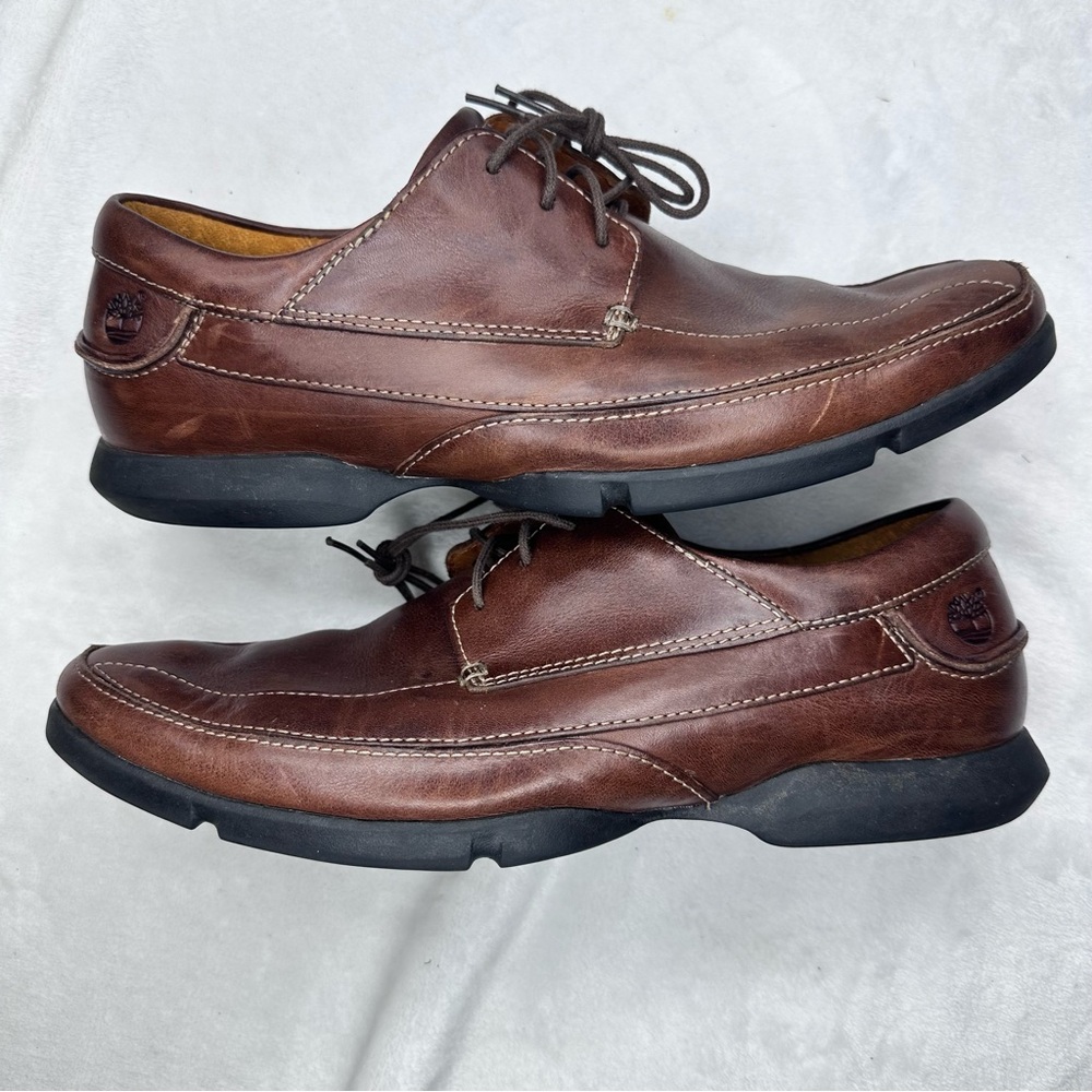 Timberland Smart Comfort Precise Fit Leather Low Top Men's 8/8.5 Great Condition